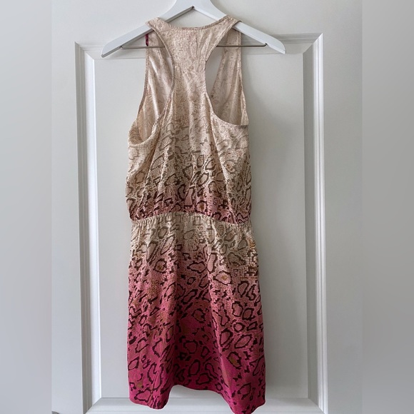 Parker 100% Silk Sleeveless Hombre Dress - Picture 2 of 7